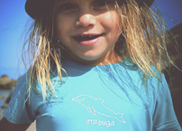 Child wearing dolphin t-shirt 